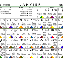 Calendrier cosmique 2026 8½ X 11 Québec-3